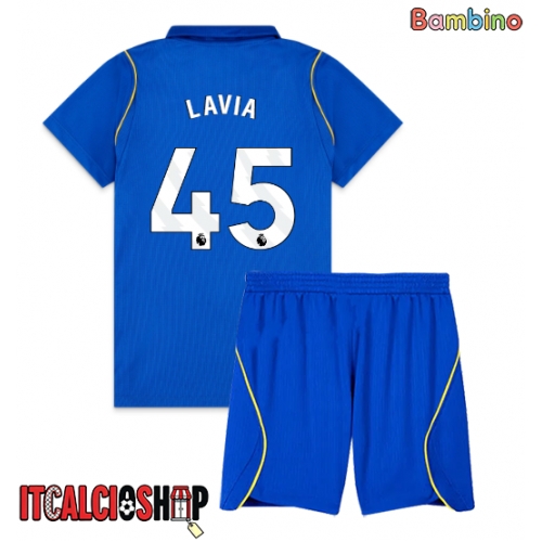 Chelsea Romeo Lavia #45 Prima Maglia Bambino 2026-27 Manica Corta (+ Pantaloni corti)